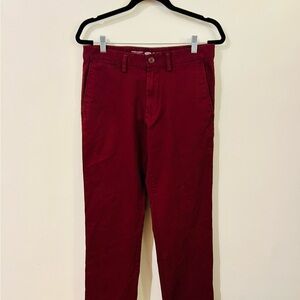 Old Navy Men's Deep Red Chinos
